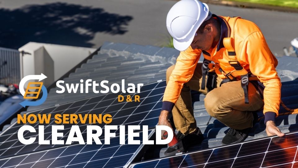 Solar Panel Removal and Reinstallation in Clearfield